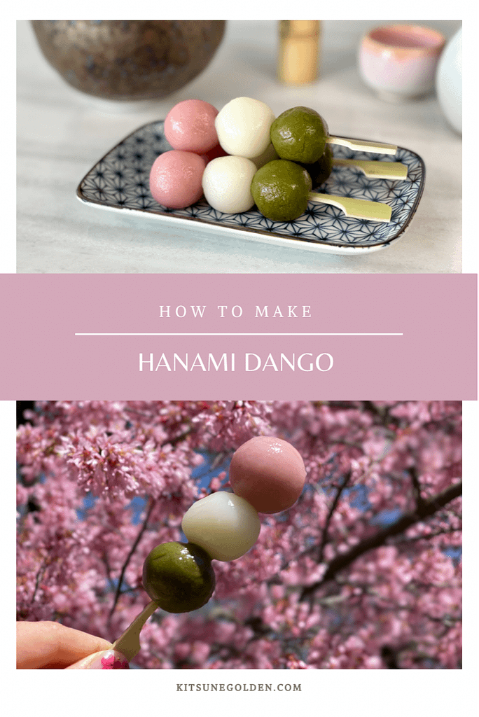 hanani dango with sakura